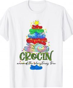 Crocin Around The Christmas Tree Xmas Christmas Pajama Shirt