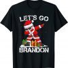 Dabbing Santa Christmas Let's Go Branson Brandon Classic T-Shirt
