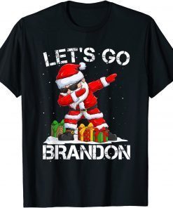 Dabbing Santa Christmas Let's Go Branson Brandon Classic T-Shirt