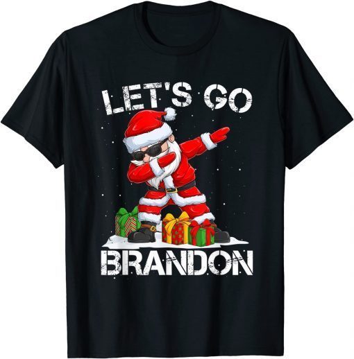 Dabbing Santa Christmas Let's Go Branson Brandon Classic T-Shirt