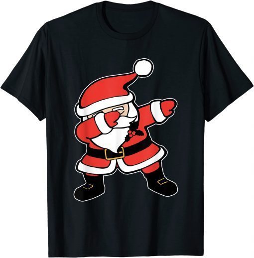 Dabbing Santa Dance Cool Christmas Costume Unisex Shirt