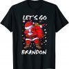 Dabbing Santa Let's Go Branson Brandon Christmas Pajama Classic Shirt