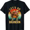 Dabbing Turkey Trump Let’s go Brandon Conservative Vintage Us 2021 Shirt