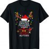 Dasher Dancer Prancer Funny Wine Reindeer Christmas Unisex Shirt