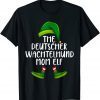 Deutscher Wachtelhund Mom Dog Elf Christmas Pajama T-Shirt
