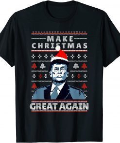 Donald Trump Make Christmas Great Again - Ugly Xmas Sweater Classic Shirt