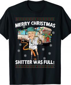 Donald Trump Vacations Xmas 1989 Camper Christmas T-Shirt