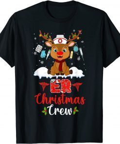 ER Christmas Nurse Crew Family Group Nursing Xmas Pajama Classic T-Shirt