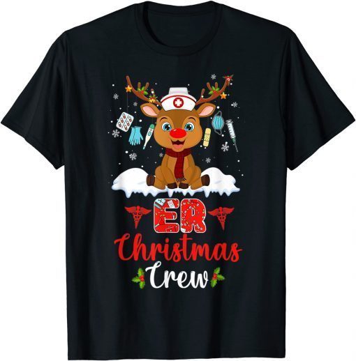 ER Christmas Nurse Crew Family Group Nursing Xmas Pajama Classic T-Shirt