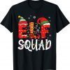 Elf Squad Family Christmas Lights Matching Pajamas Classic Shirt