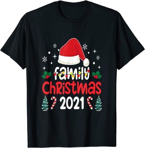 Family Christmas 2021 Matching Squad Santa Elf Gift Shirt