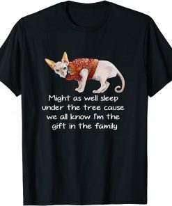 Favorite Family Sphynx Cat Christmas Humor Classic T-Shirt