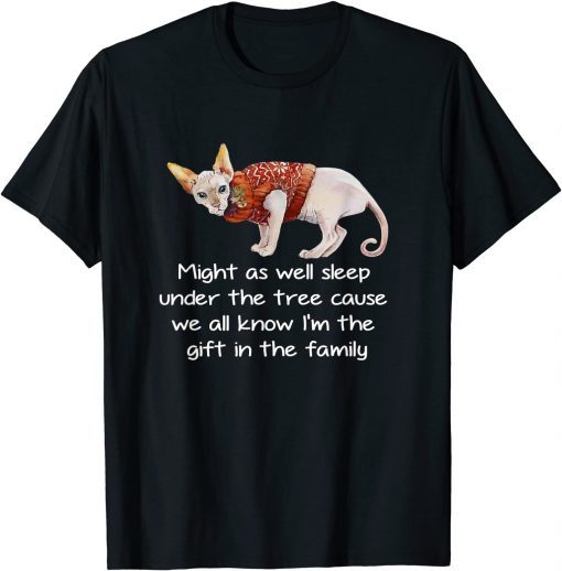 Favorite Family Sphynx Cat Christmas Humor Classic T-Shirt
