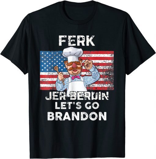 Ferk Jer Berdin Vintage Let's Go Branden 2024 Brandon T-Shirt