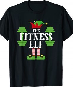 Fitness Elf Family Matching Christmas Group Elf Pajama Classic Shirt