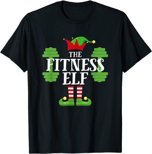 Fitness Elf Family Matching Christmas Group Elf Pajama Classic Shirt