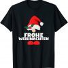 Frohe Weihnachten Germany German Happy Christmas Gnome Gift Shirt