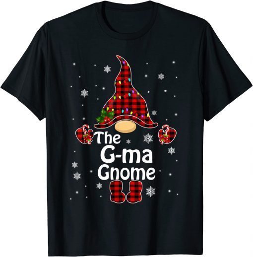 G-Ma Gnome Buffalo Plaid Matching Family Christmas Pajama Classic T-Shirt