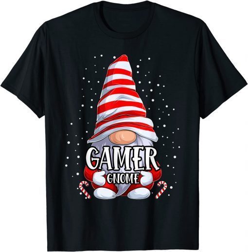 Gamer Gnome Christmas Pajamas Matching Family Group Limited Shirt