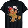 Gingerbread Man Cookie X-Mas Oh Snap Cute Christmas T-Shirt