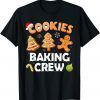 Gingerbread Team Cookie Baking Crew Christmas Santa Family 2021 Shirt