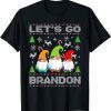 Gnome Let's Go Brandon Flag Sunglasses Limited Shirt