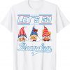 Gnomes Let's Go Brandon Thanksgiving US Flag Classic Shirt