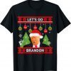 Go Brandon Let's Go Christmas Trump Santa Christmas 2021 Shirt