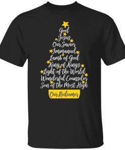 God Jesus our savior Immanuel lamb of god Christmas 2021 T-shirt