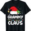 Grammy Christmas Pajama Family Lights Santa Gift T-Shirt