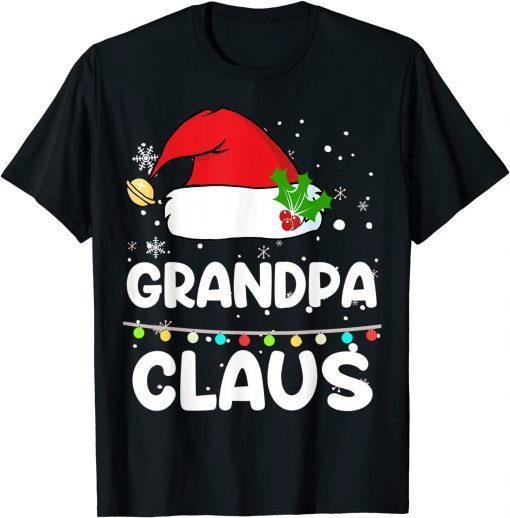 Granda Christmas Pajama Family Lights Santa Classic Shirt