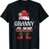 Granny Claus Christmas Pajama Family Matching Xmas Classic Shirt