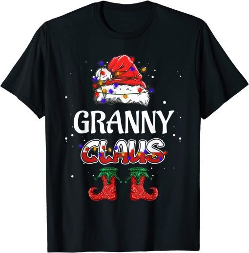 Granny Claus Christmas Pajama Family Matching Xmas Classic Shirt