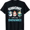 Hanging With My Snowmies Ugly Christmas Snowman Shirt