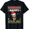 Happy 4th of July Biden Ugly Christmas Sweater Classic Shirt