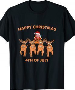 Happy 4th of July Christmas Joe Biden Pajama Unisex T-Shirt