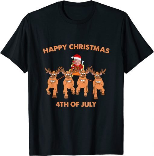 Happy 4th of July Christmas Joe Biden Pajama Unisex T-Shirt