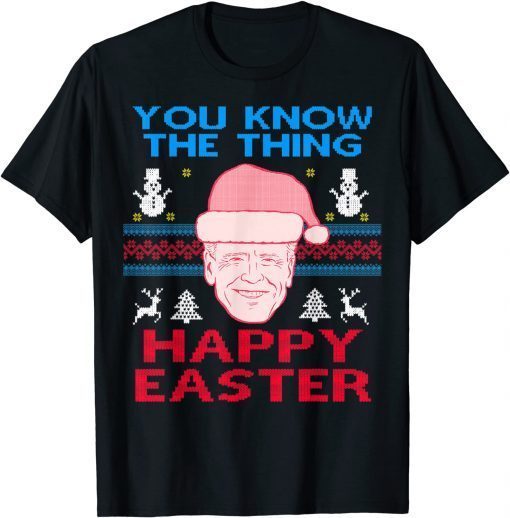 Happy Christmas Biden Happy Easter Christmas Limited Shirt