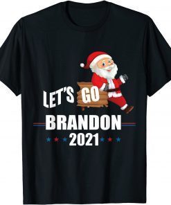 Happy Christmas Santa Let’s Go Brandon Limited T-Shirt