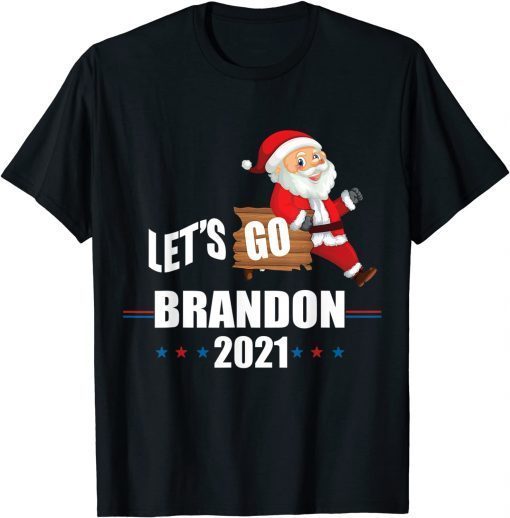 Happy Christmas Santa Let’s Go Brandon Limited T-Shirt