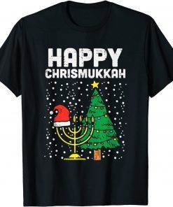 Happy Christmukkah Jewish Christmas Hanukkah Chanukah Unisex Shirt