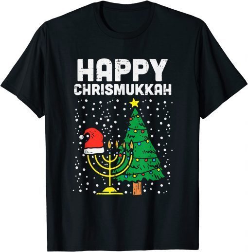 Happy Christmukkah Jewish Christmas Hanukkah Chanukah Unisex Shirt