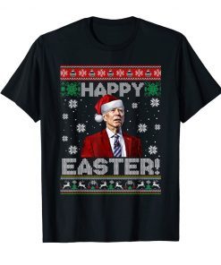 Happy Easter Santa Joe Biden Ugly Christmas Gift Shirt