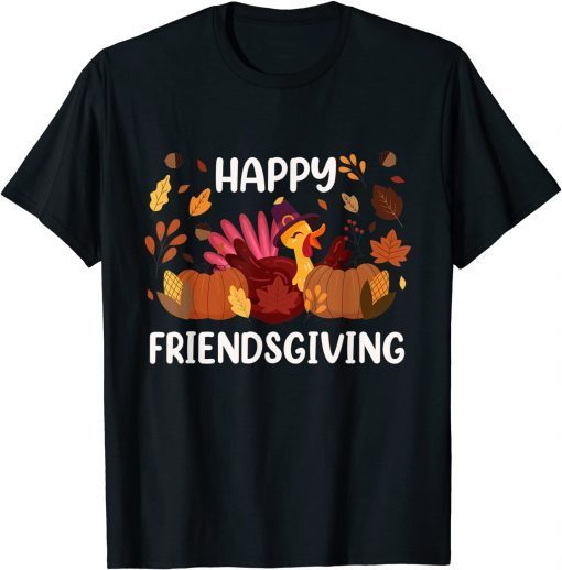 Happy Friendsgiving Thanksgiving Turkey Classic T-Shirt