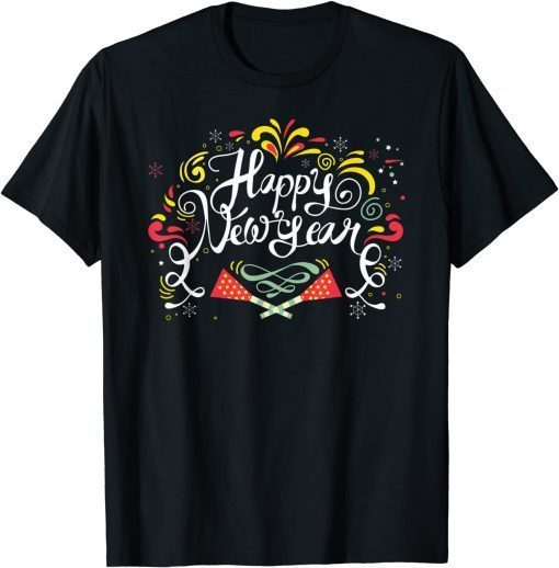 Happy New Year New Years Eve Cute Family Party Pajama NYE Limited Shirt