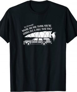 Hey Griswold! Family Vacation Christmas Tree Station Wagon Gift T-Shirt