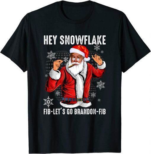 Hey Snowflake Let's Go B.randon Patriot Patriotic Tee Shirt