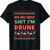Ho Ho Ho Holy Shit Santa Drunk Classic Shirt