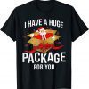 I Have A Huge Package For You Dirty Santa Unisex Shirt