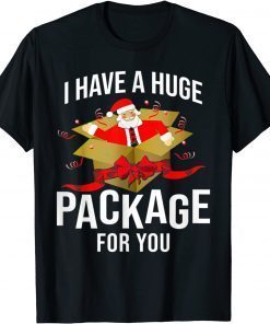 I Have A Huge Package For You Dirty Santa Unisex Shirt